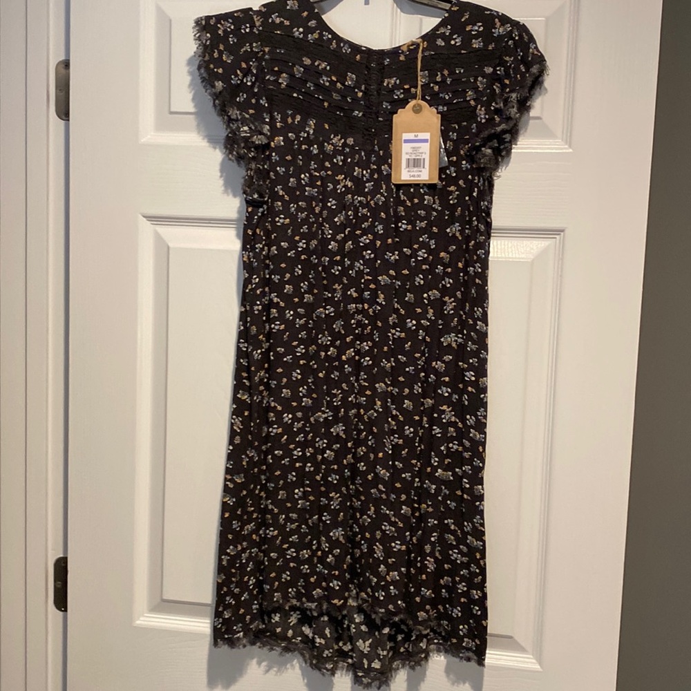 True Craft Black dress, distressed look NWT